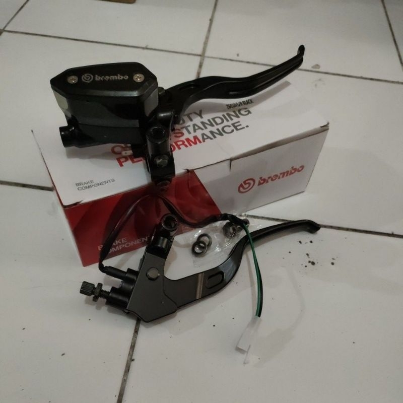 Master Rem Depan tabung oval BRembo  master rem cakram variasi
