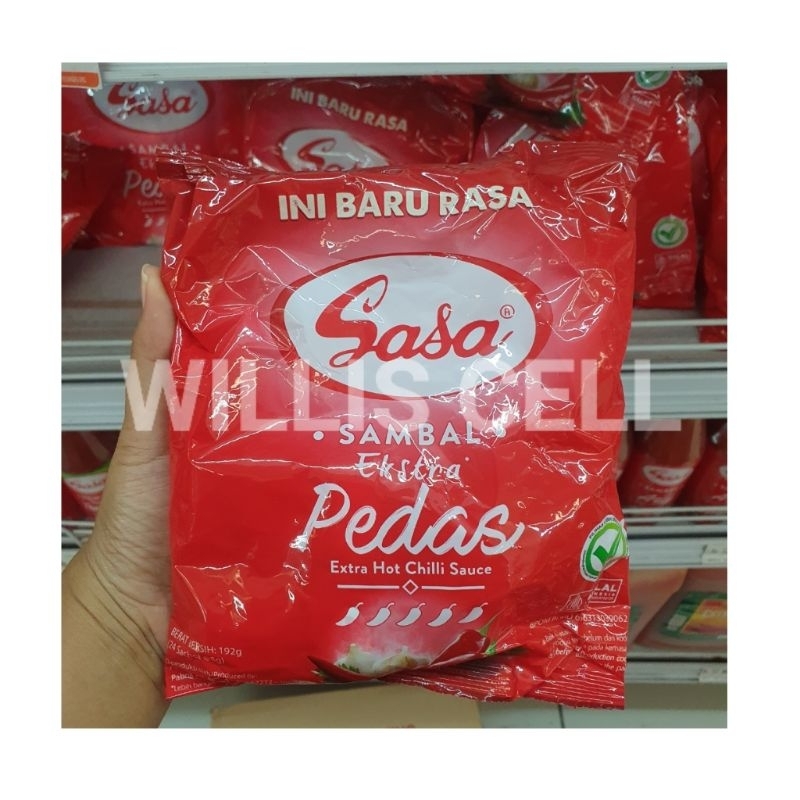

Sasa Saos Sambal Extra Pedas 9 gr isi 24 Sachet