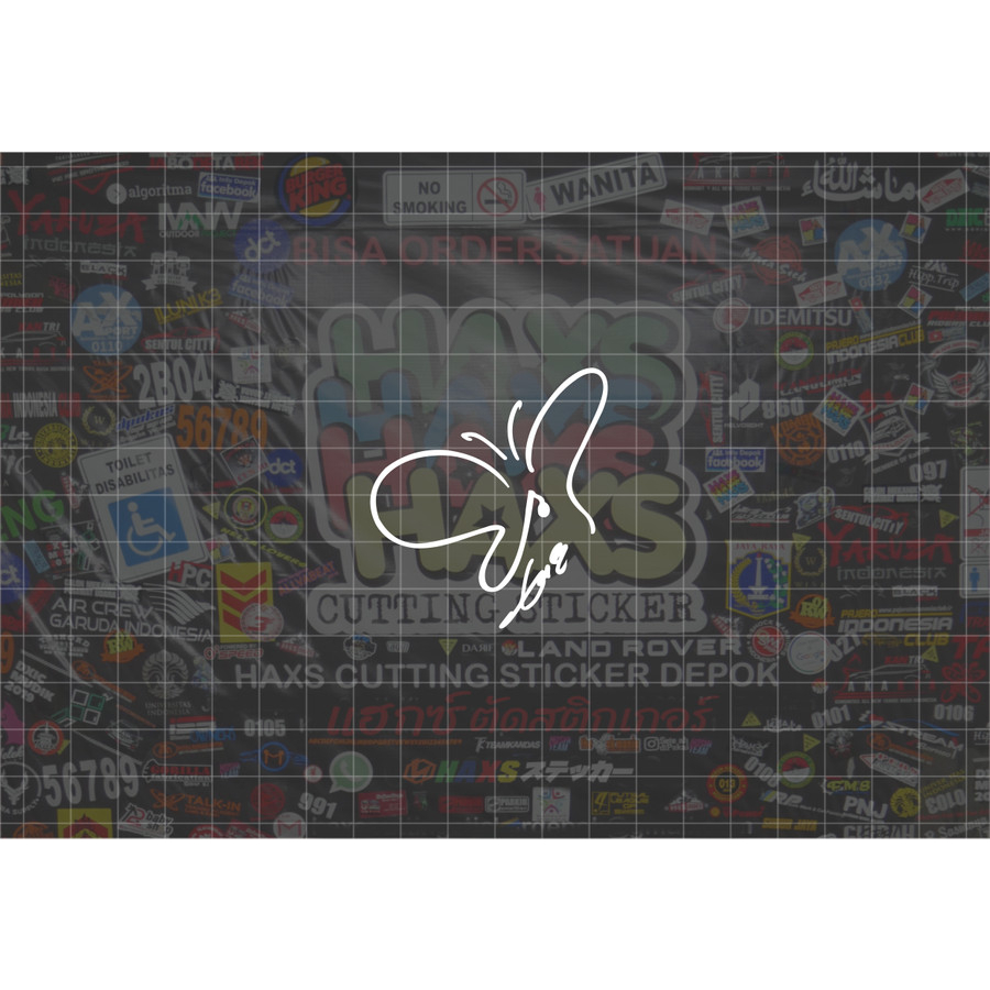 Cutting Sticker Taeyeon Signature Ukuran 5 Cm Untuk Motor Mobil