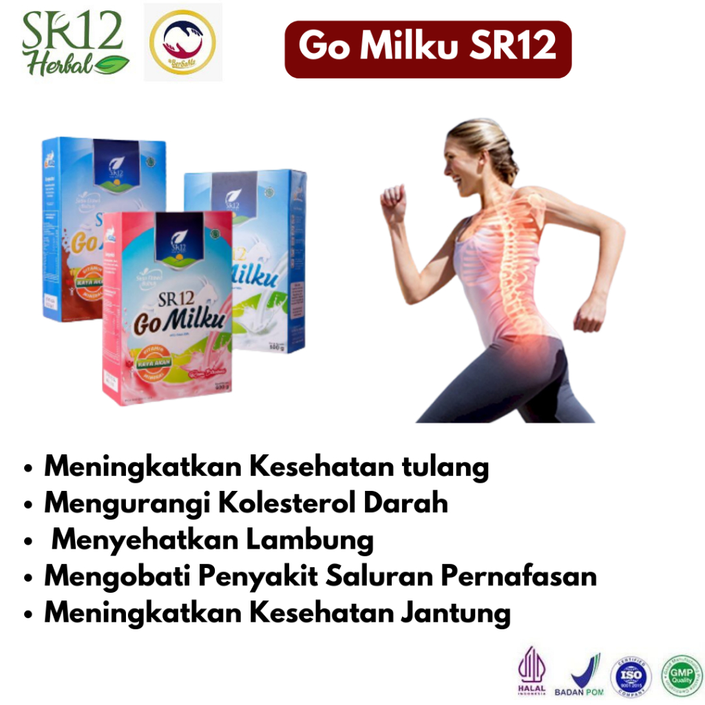 

Go Milku SR12 Susu Kambing Etawa Bubuk Original Tinggi Kalsium untuk Sendi dan Tulang