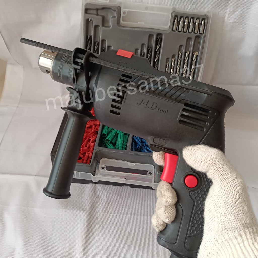 Mesin bor tembok jld j8013S mata bor lengkap 300pcs bor tangan jld bor beton jld bor listrik