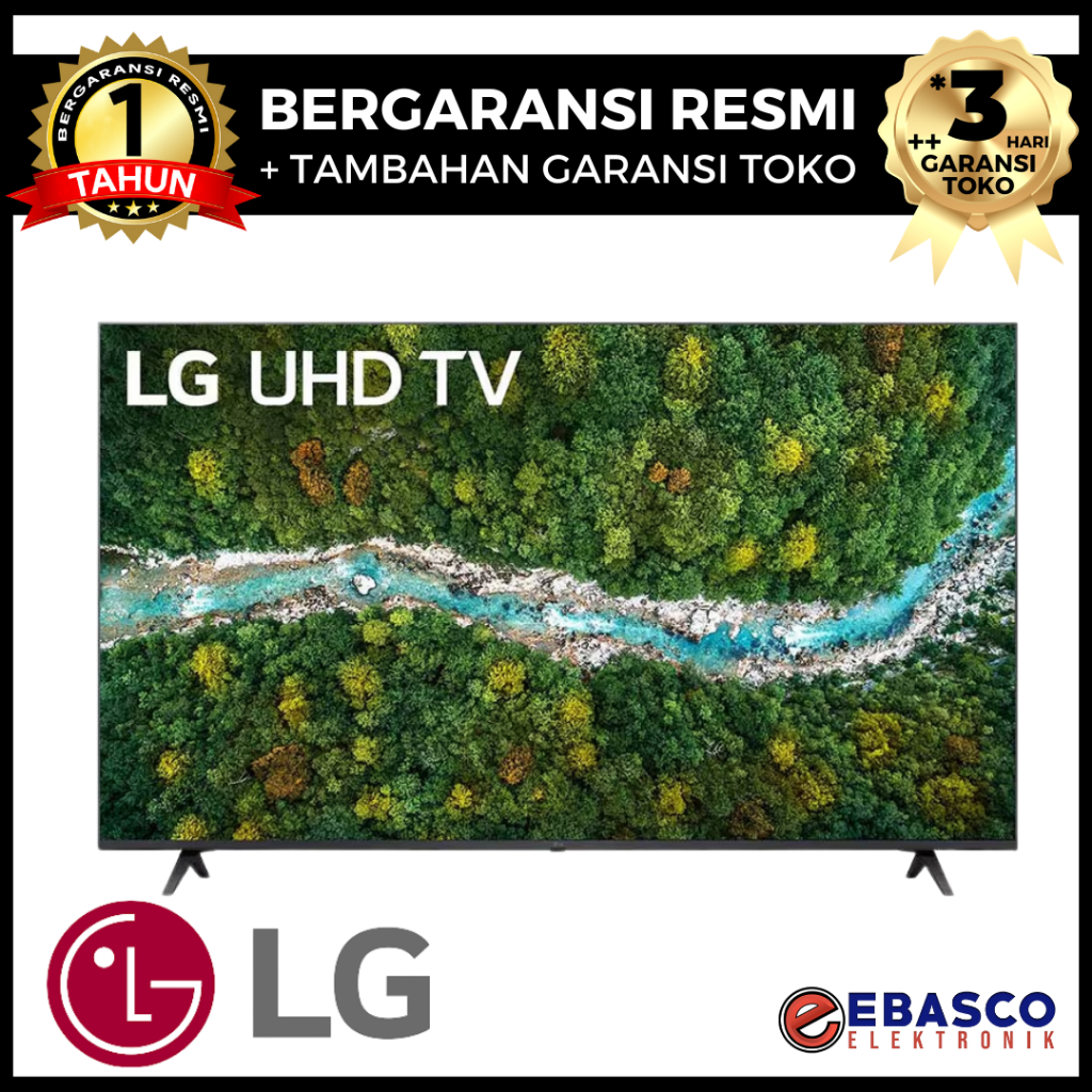 LG LED Smart TV 50UP7750PTB 50 Inch UHD 4K Smart ThinQ AI LED TV 50UP7750