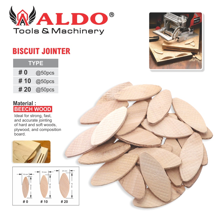 BISCUIT JOINTER / PENYAMBUNG KAYU / BISKUIT KAYU MERK ALDO