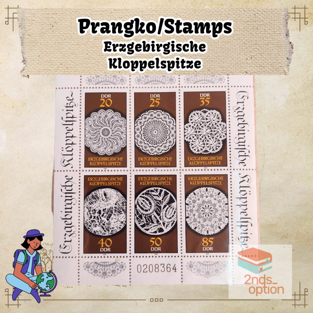 

Prangko/Stamps Erzgebirgische Kloppelspitze