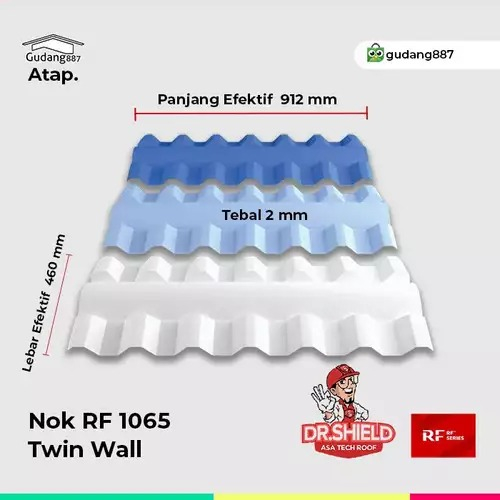 Nok UPVC / Twin Wall RF 1065 / Nok Dr.Shield / Karpus / Bubungan