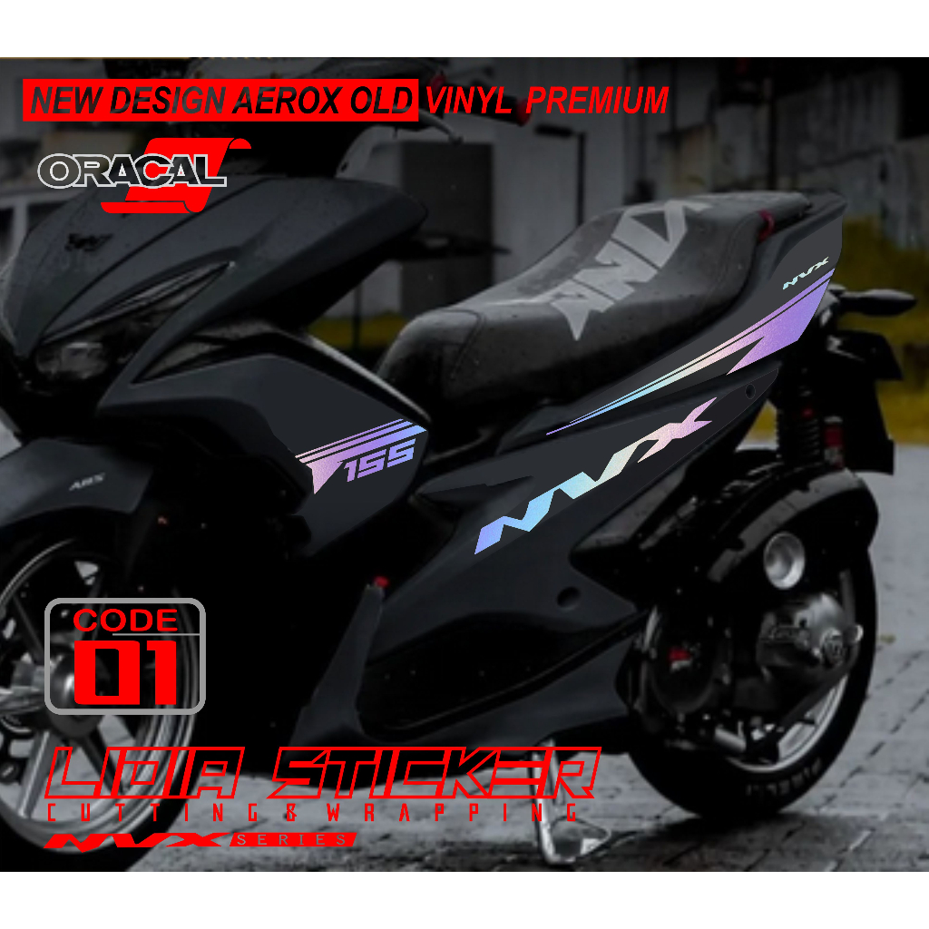 STIKER AEROX OLD NVX SERIES STRIPING AEROX 01
