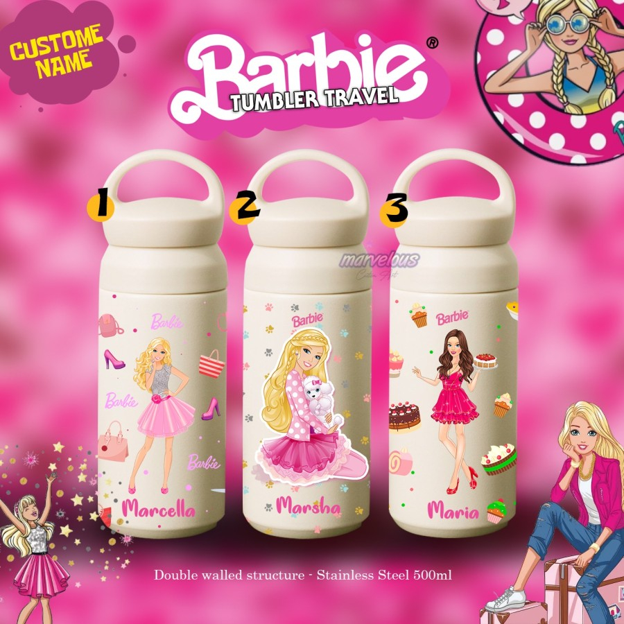 TUMBLER JAPAN TRAVEL CUSTOM BARBIE / BARBIE DOLL / BONEKA BARBIE / BARBI