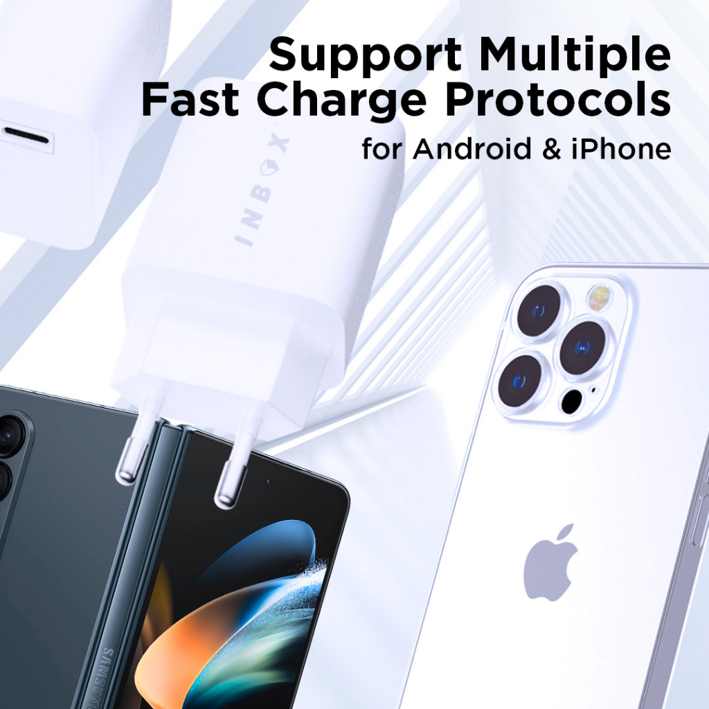 Inbox PDA-5 Kepala Charger Type-C 20W Fast Charging