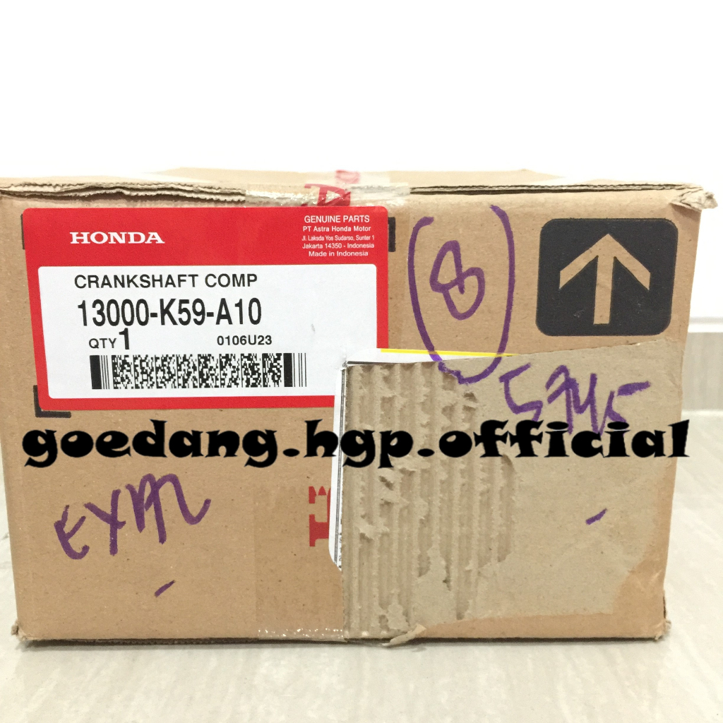 Crankshaft Comp Kruk As VARIO 150 Old K59 ORIGINAL AHM 13000K59A10