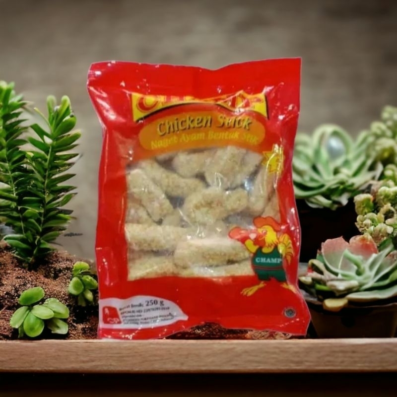 

RN_Frozen-CHAMP. Chiken Stick (Nugget Ayam Bentuk Stik)- Berat 250 Gram Stick nuggets.-Ready...