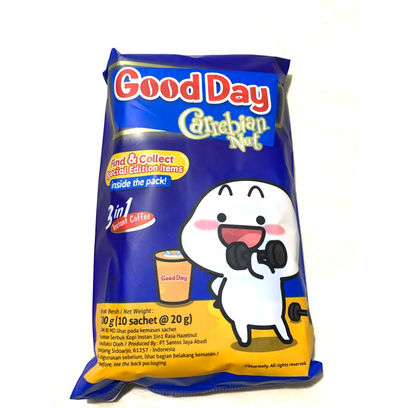 

Good Day Carrebian Nut 10 Sachet @20gr