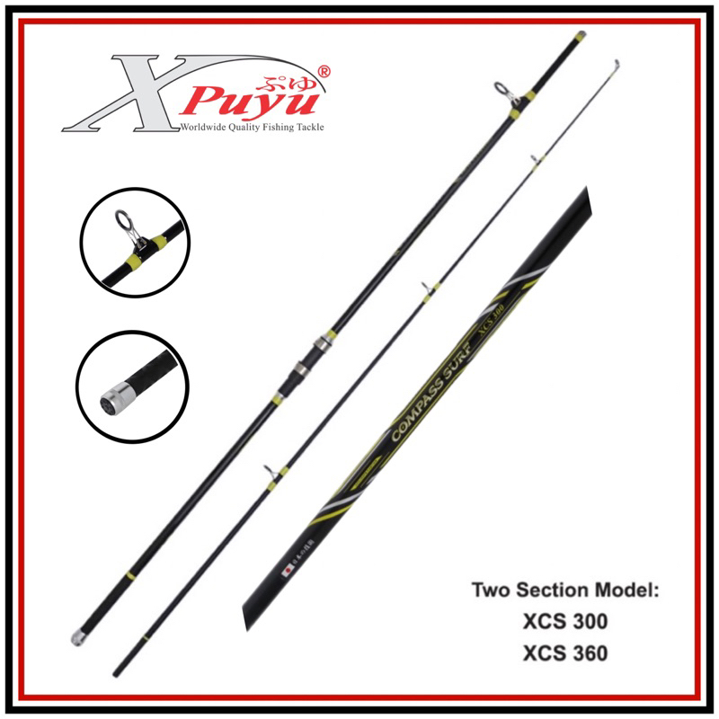 Joran Shore Jigging Slim 360 Xpuyu Compass Surf Casting Rod 2 Section
