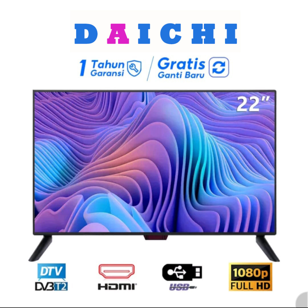 DAICHI / Weyon TV LED Digital Full HD 22 inch 19/21/22/24/25/27/30 INCH LED TV BERKUALITAS