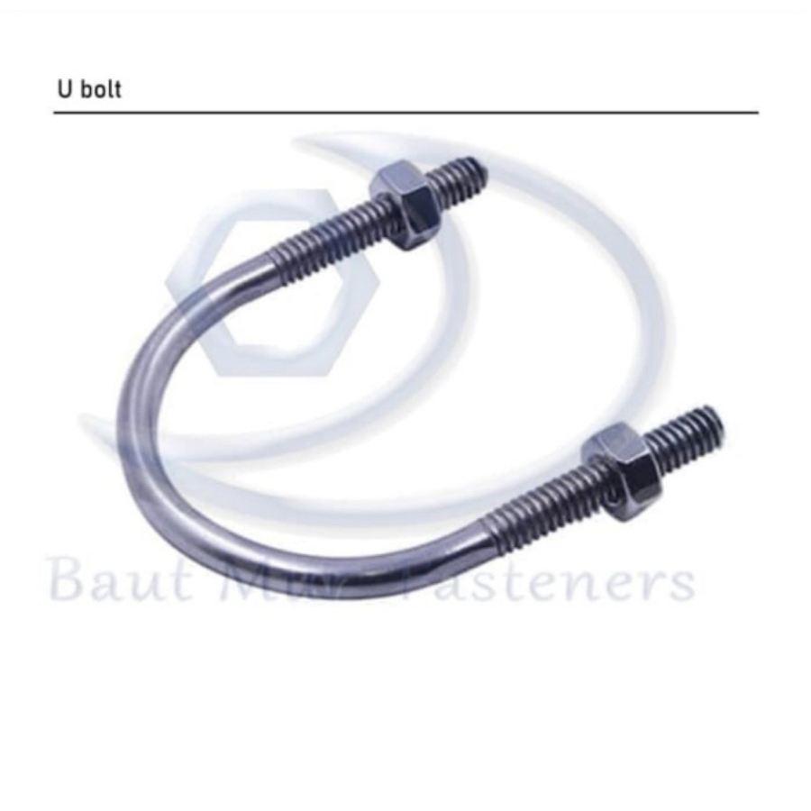 4" U bolt pipa - 4 inch clam pipa - U bold galvanis DN 100 DN100