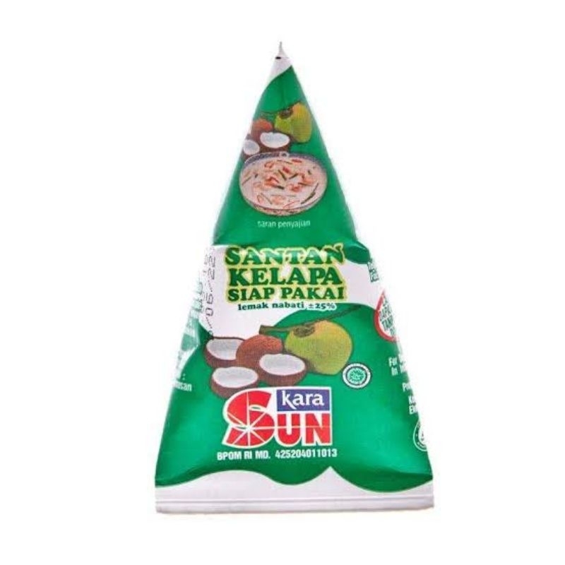 

Sun Kara Santan Kelapa Kerucut Siap Pakai @65ml