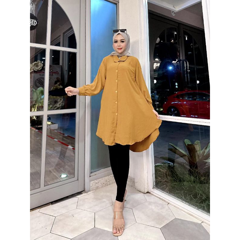 TUNIK KEMEJA CRINKLE AIRFLOW TERMURAH