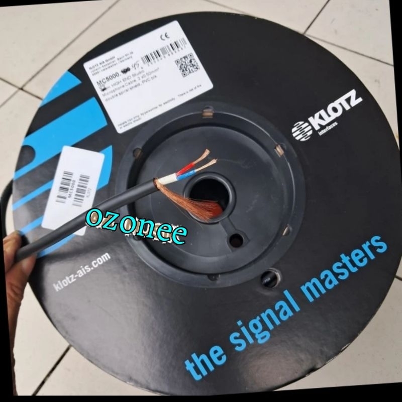 KLOTZ MC 5000 / MC5000 CABLE KABEL MICROPHONE ORIGINAL 100 METER