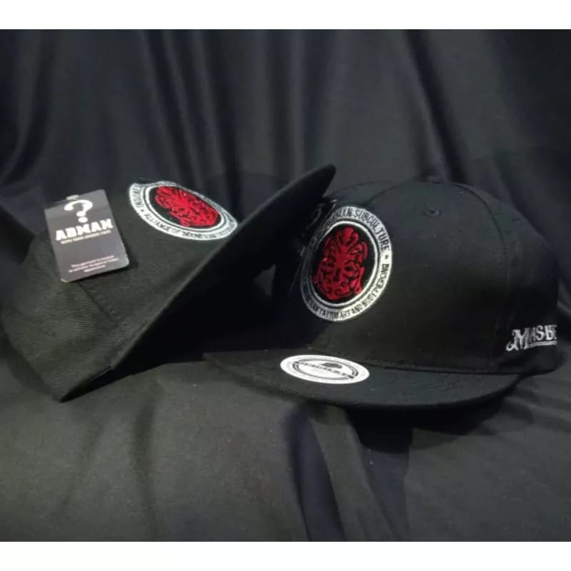 Topi Snapback Pria Wanita Distro Logo Bordir Masberto Bisa Bayar Di Tempat