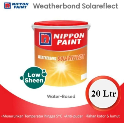 Cat Tembok Dinding Weatherbond Solareflect Nippon Paint 1 Pail 20 Liter Eksterior Exterior Cat Luar 