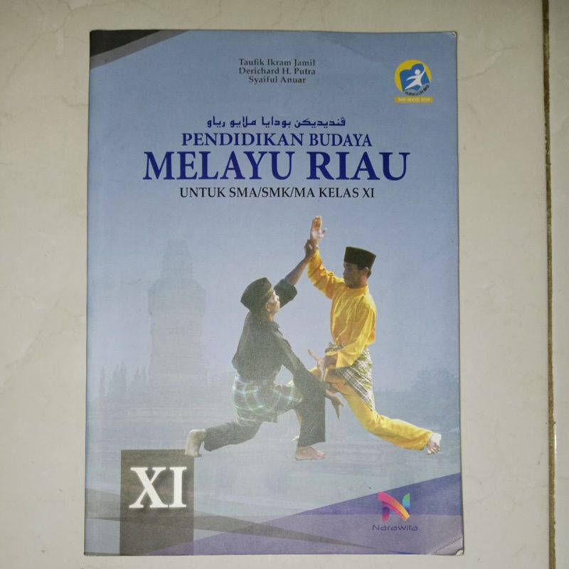 preloved buku pendidikan budaya melayu riau bmr kelas 11 penerbit narawita