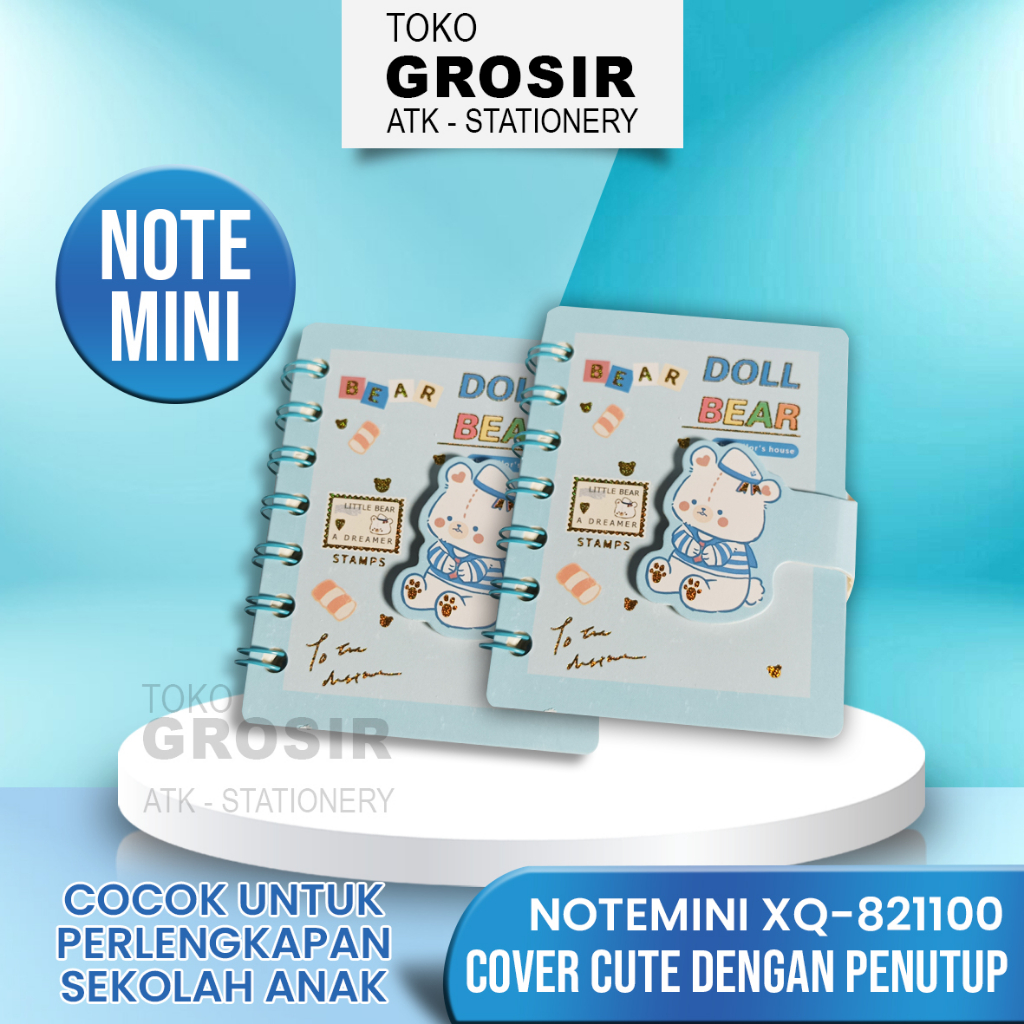 

BUKU NOTEBOOK MINI A6 MEMO XQ-821100 DENGAN PENUTUP ~ Toko Grosir ATK Stationery