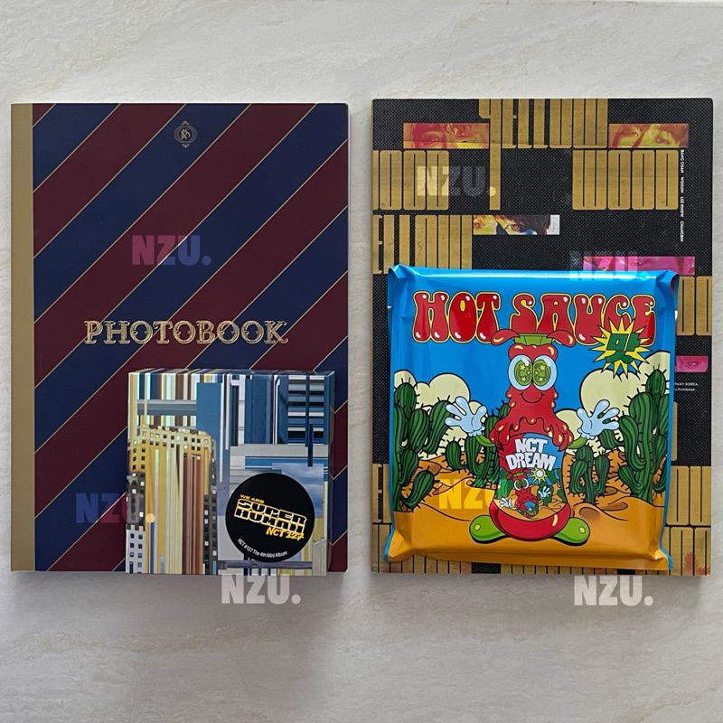 [ wajib co packing‼️ ] nct dream 127 skz straykids treasure album only hot sauce jewel cle 2: yellow