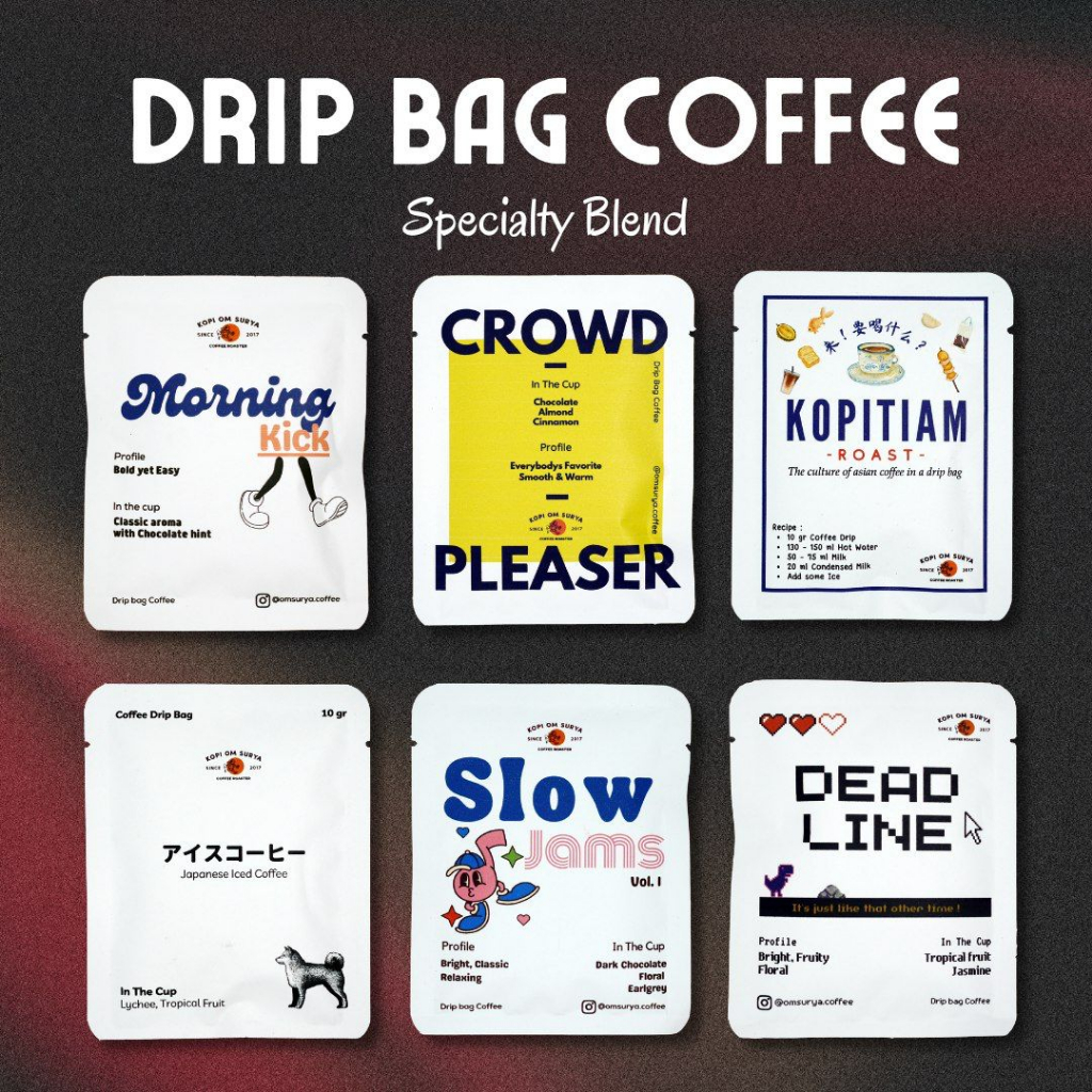 

Coffee Drip/ Kopi Drip Special Blend Series [1pcs]