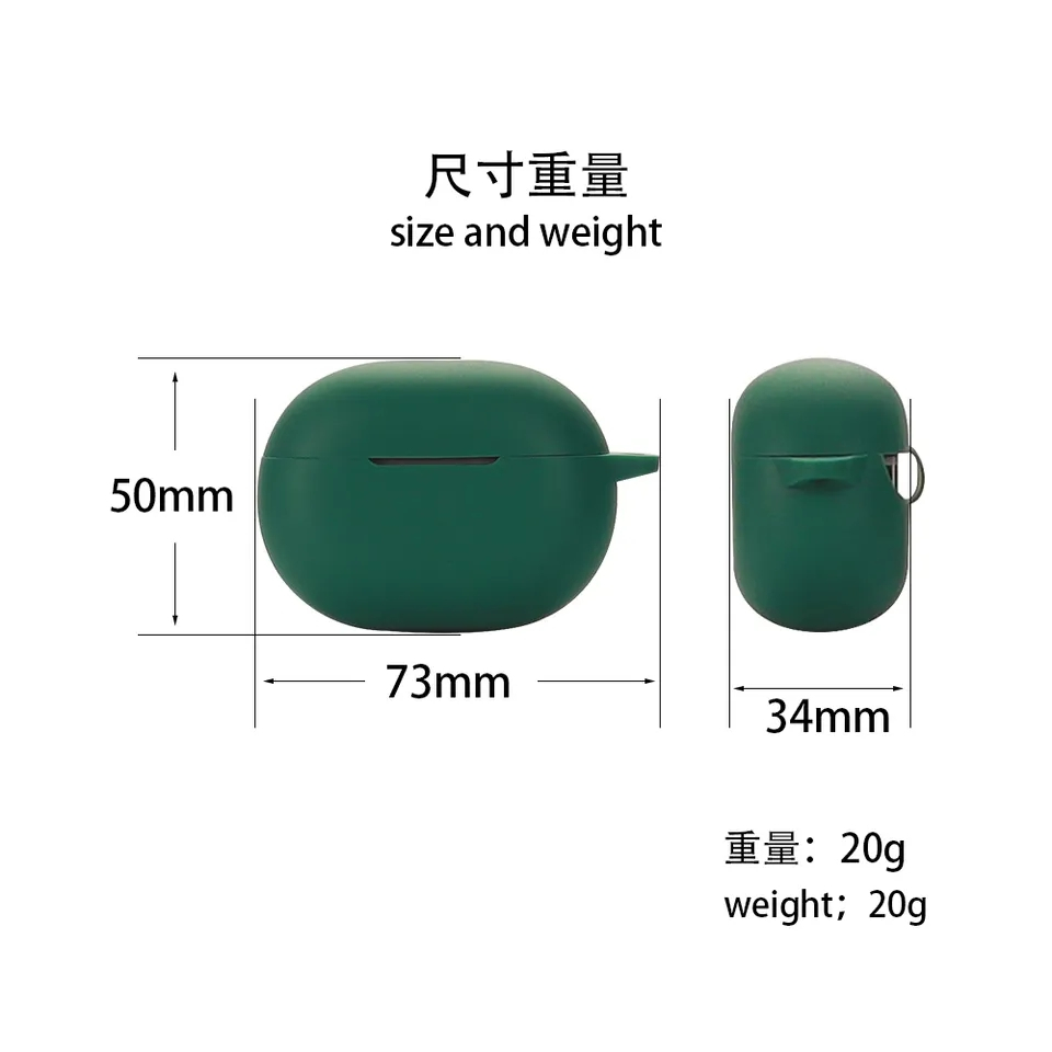 Case Casing Cover Silicone SoundPEATS Engine 4 /Engine4 + Carabiner