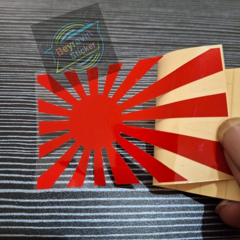 STICKER BENDERA JEPANG