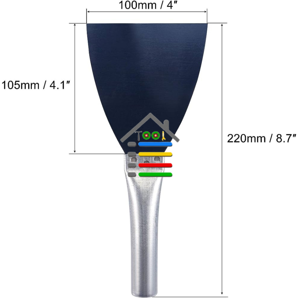 Loonagranit Scraper Kape Baja Pisau Dempul 2 " 3 " 4 " Pengkikir Dinding