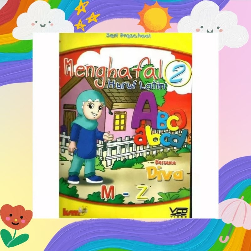 Vcd Pendidikan Anak - Menghafal Huruf Latin vol.2 Bersama Diva [Original]