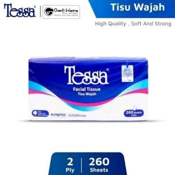 TESSA FACIAL TISSUE 260 Sheet/ Tessa Tisu Wajah/Tisu Murah Berkualitas