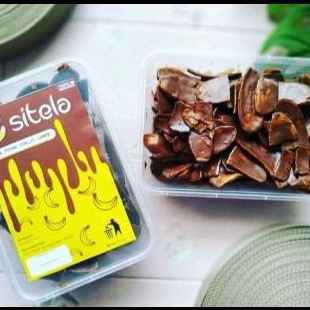 

sitela kripik pisang lumer coklat