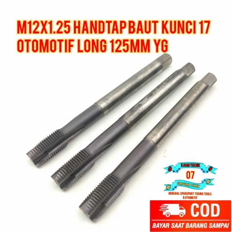 M12x1.25 handtap baut kunci 17 otomotif long 125mm yG