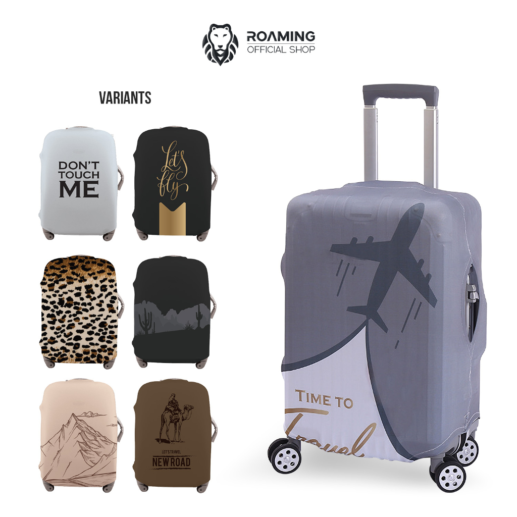 MURAH ROAMING COVER KAIN ELASTIS SARUNG KOPER GAMBAR 20 INCH - 30 INCH