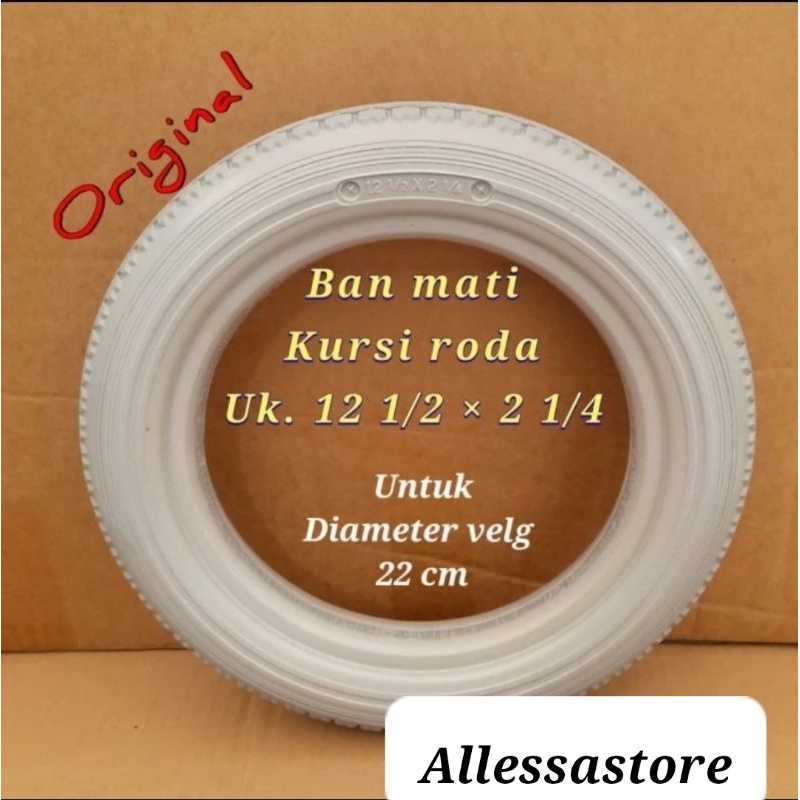 ban mati kursi roda ukuran 12