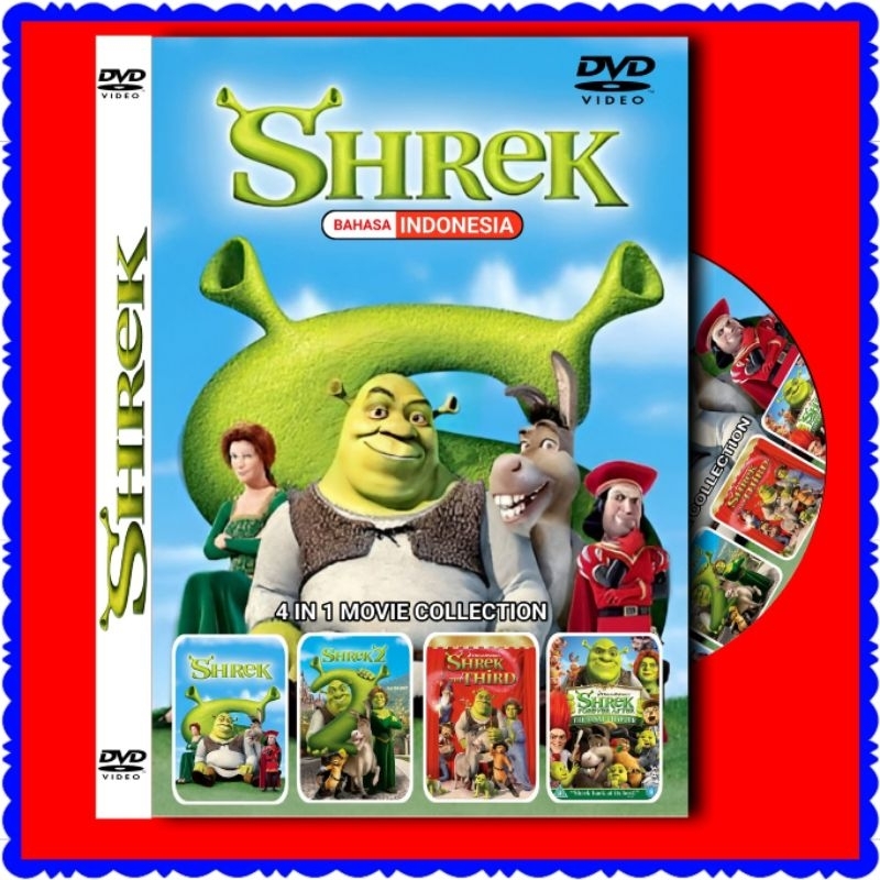 KASET FILM SHREK DUBBING BAHASA INDONESIA-FILM KARTUN BIOSKOP BOXOFFICE TERBARU KOLEKSI LENGKAP KART