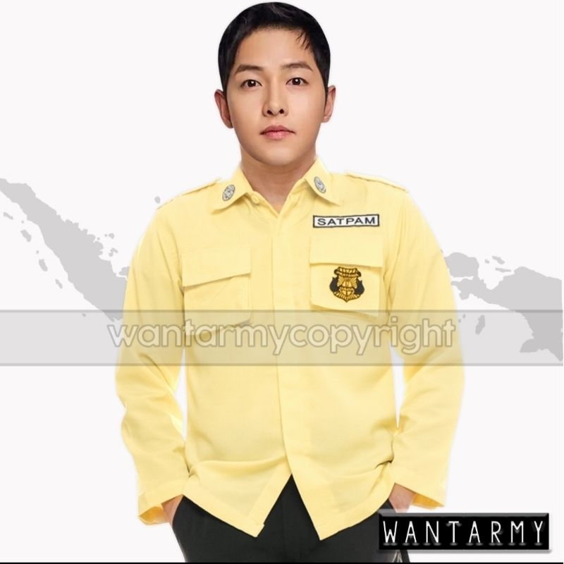 Seragam Pdl Satpam Tebal Twist Tissu Terbaru Setelan  Pdl Satpam Twist Tissu Baju Pdl Satpam Tebal/K