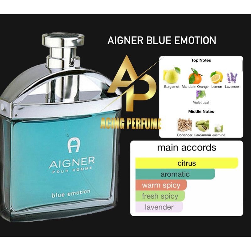refill minyak wangi aigner blue emotion