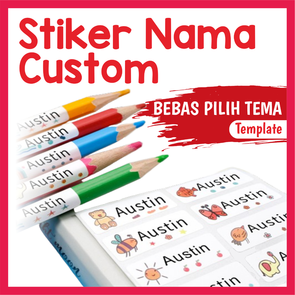 

Stiker Nama Custom Murah Cepat Berkualitas