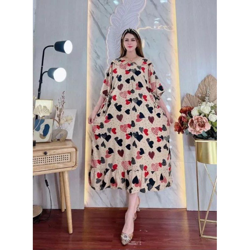 Dres chibi jumbo love love XXL/daster chibi motif terbaru Rp 59900- Rp 64900