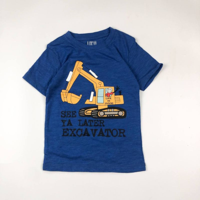 Kaos Uniqlo Anak Laki-Laki Motif