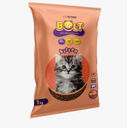 pakan anak kucing bolt kitten
