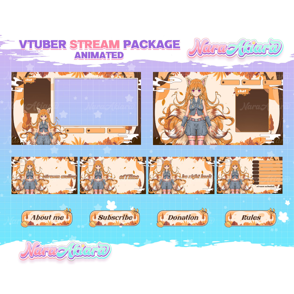 Desain Overlay Profesional untuk Streamer Serius, Penyiaran Profesional Overlay, Desain Streaming Ov