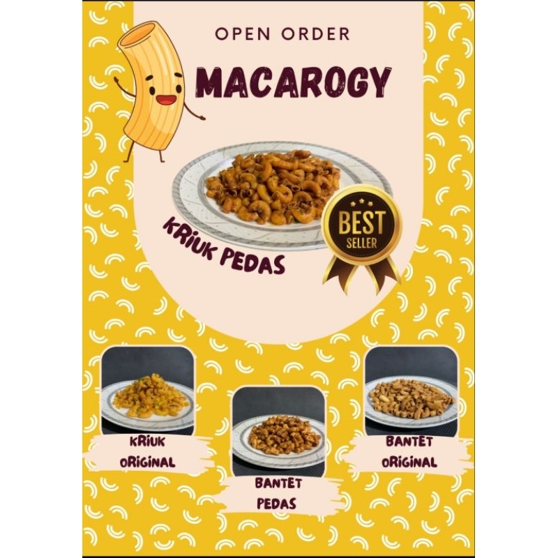 

MACAROGY "Pedas Gurihnya Bikin Nagih