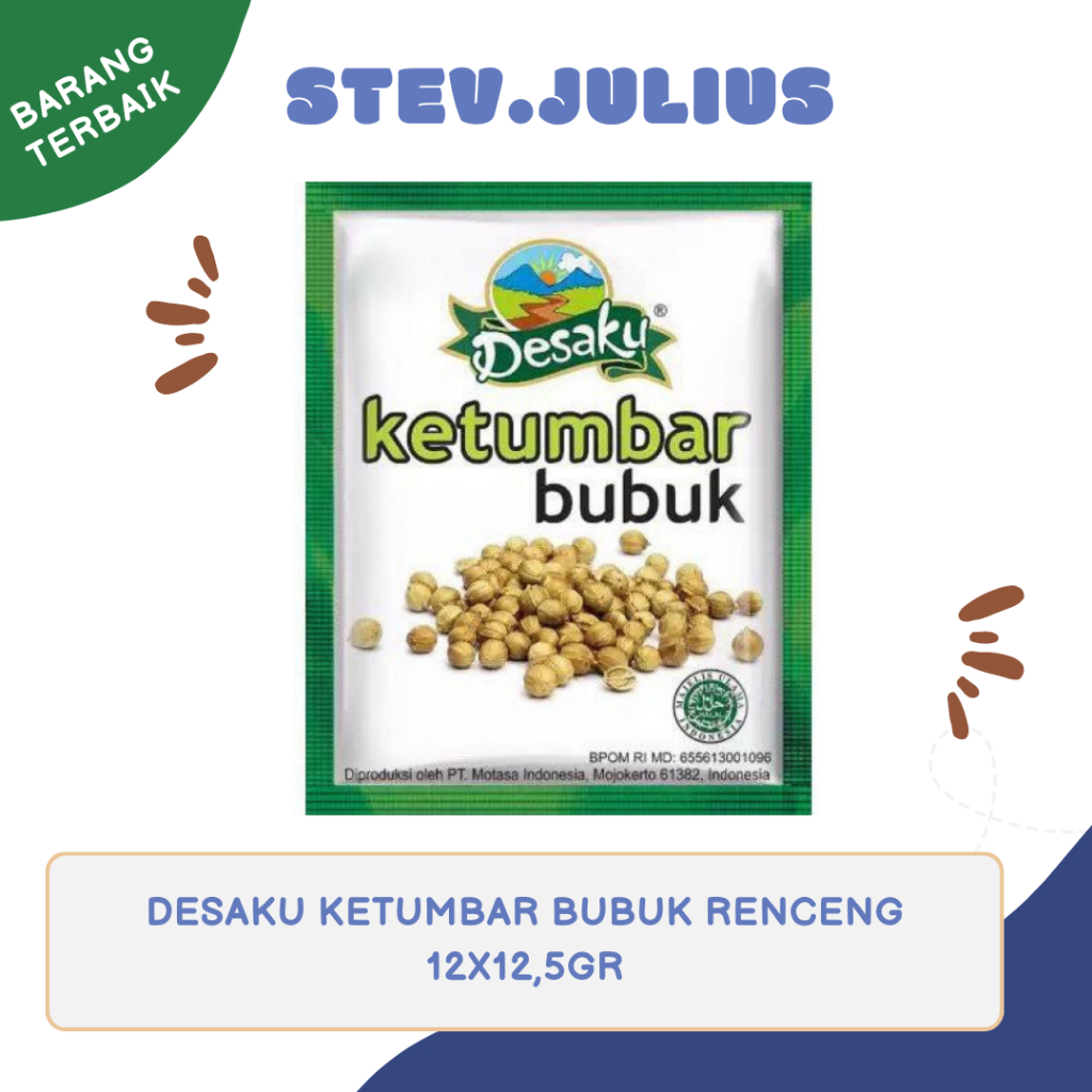 

DESAKU KETUMBAR BUBUK RENCENG 12X12.5GR