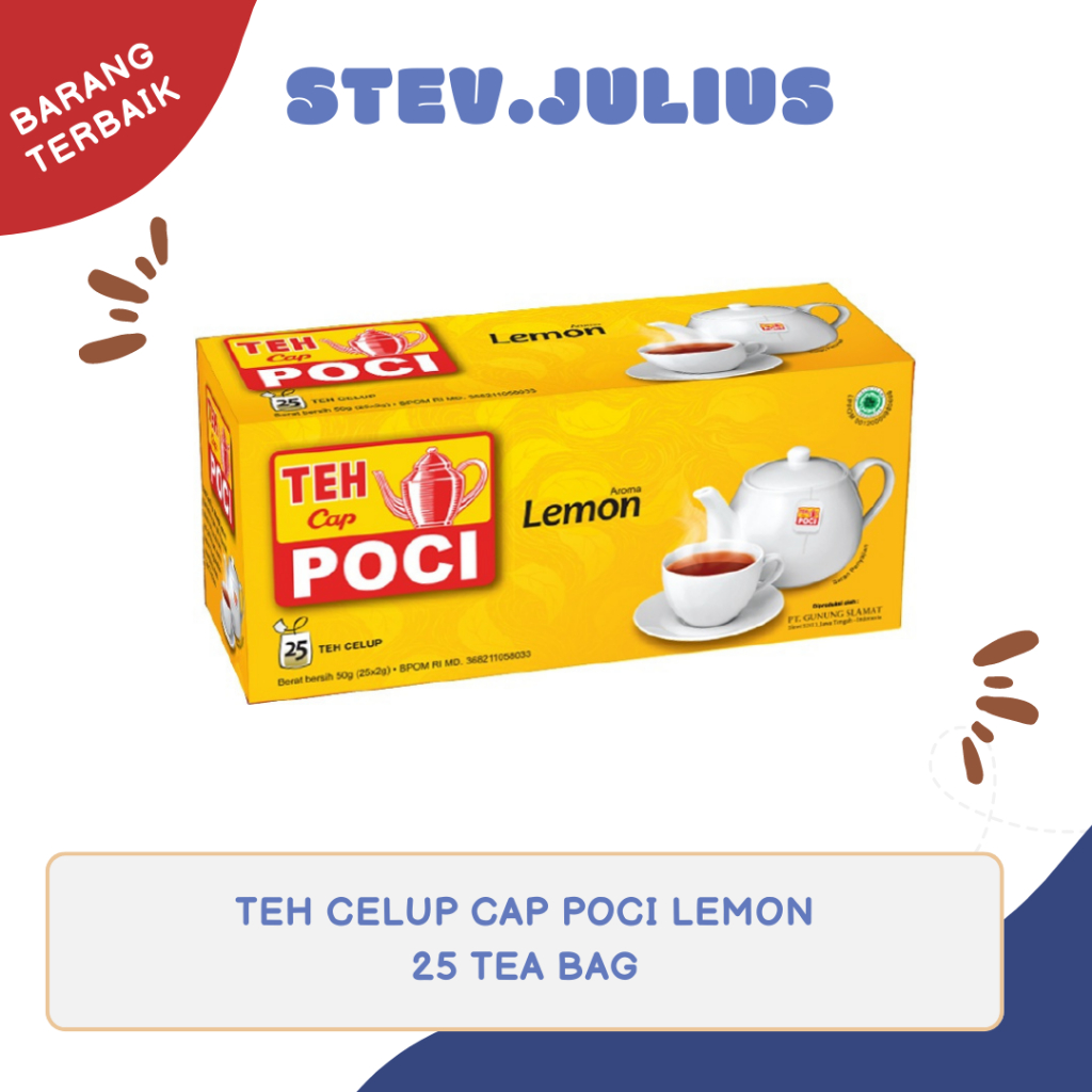 

TEH CELUP CAP POCI 25 BAG TEA