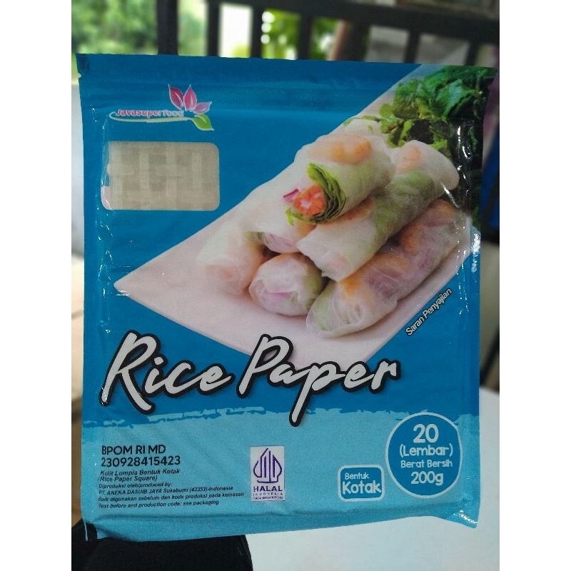 

rice paper 200gr 20 lembar