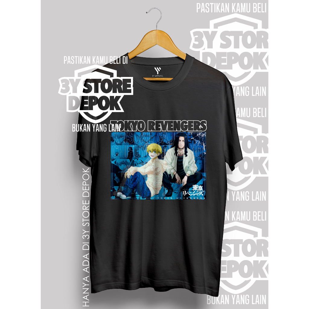 KAOS SANTAI ANIME TOKYO REVENGERS #4 / PRIA/WANITA/YAYAYA STORE DEPOK