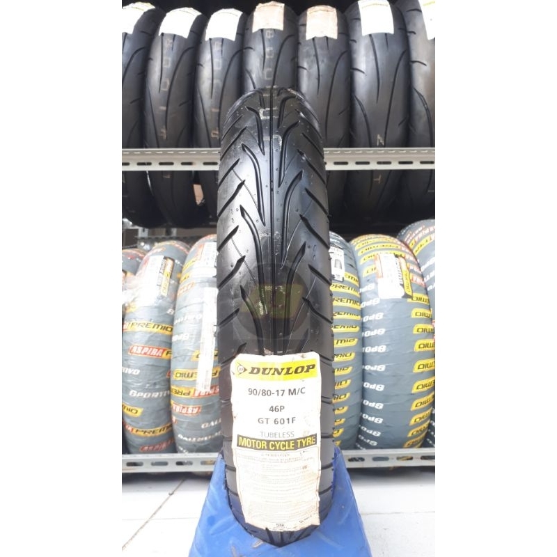 Ban DUNLOP Arrowmax GT601 90.80.17 Ring 17 Front Tubeless Ban Sport Touring dan Harian Motor GSX150 